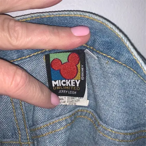 Disney  Vintage Jerry Leigh Mickey Mouse Denim Jeans Blue Size 9 Original