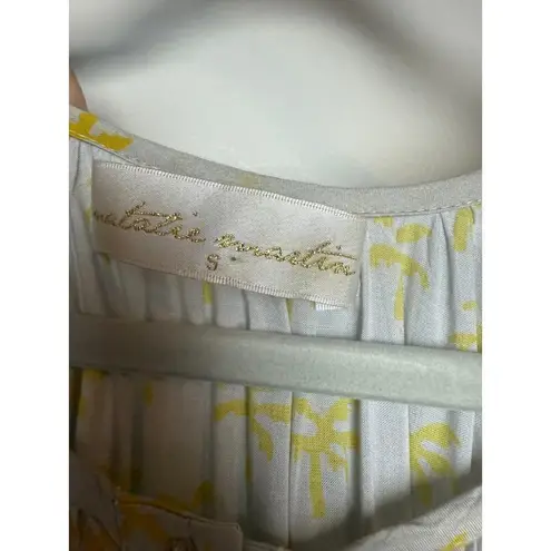 Natalie Martin Midi High Low Little Palm Dress Sz. S