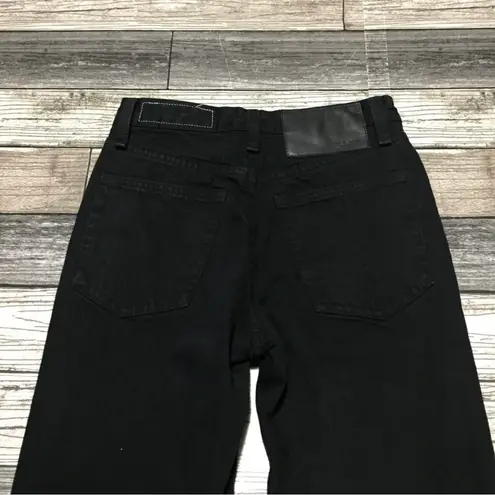 Rag and Bone Rag Bone Maya High Rise Straight Jeans Women's 23 Black Button Fly Organic - Image 5