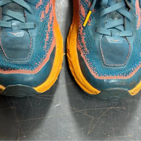 Hoka One One W Speed Goat Blue and Orange Sneakers Women’s 7