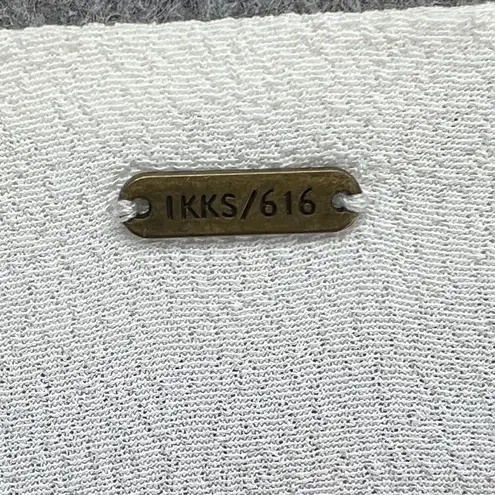 REVOLVE IKKS Dress US 6 EU 38 White Viscose Lace Up Pockets Sporty Casual Chic