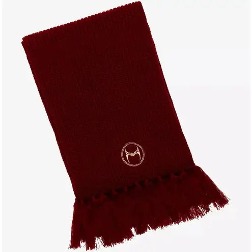 Marvel Wandavision Scarlet Witch Burgundy Fringe Winter Scarf NEW with tags