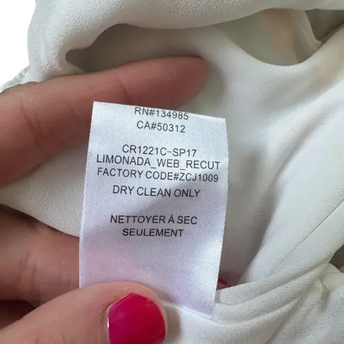 For Love & Lemons Limonada Jumpsuit Lemon Print White Size L