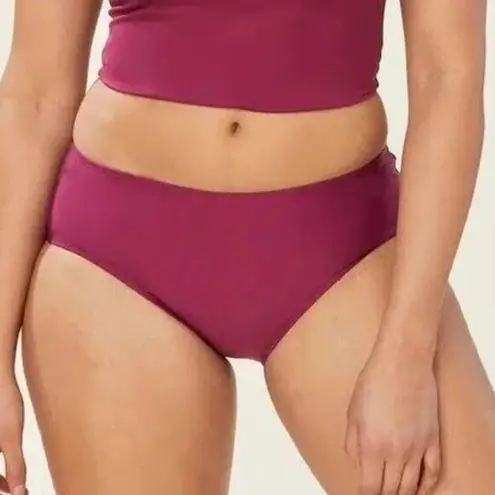 ANDIE NWT Swim Plum Purple Hipster Bikini Bottom XXL 90s Low Rise Beach Summer