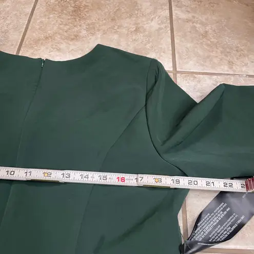 NWT NEW Kay Unger Davina Romper walk thru jumpsuit dress geek size 14 formal Green