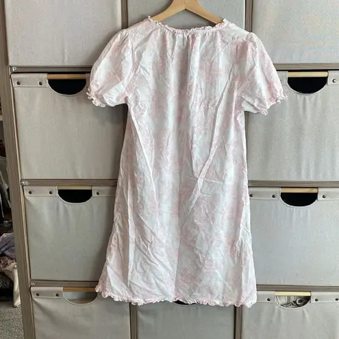 LRL toile puff sleeve dress Pink Size XS