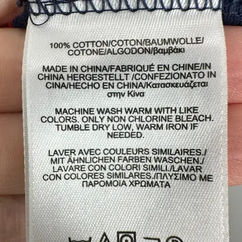 Brooks Brothers XL 1/4 Zip Pullover Long Sleeve Shirt Red Navy Striped Classic