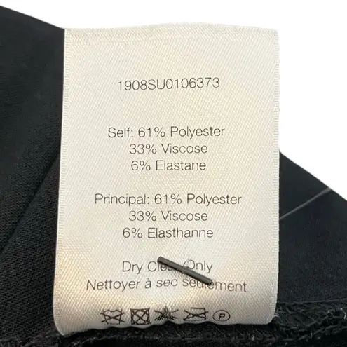 Veronica Beard Ferdinand Bow Accented Skinny Pants Trousers Black Women’s Size 0