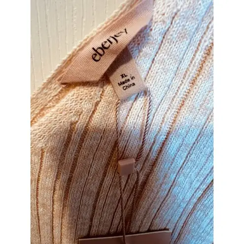 Eberjay Eberjey Infinite V-Neck Ribbed Sweater Tank Peach Parfait X-Large Loungewear