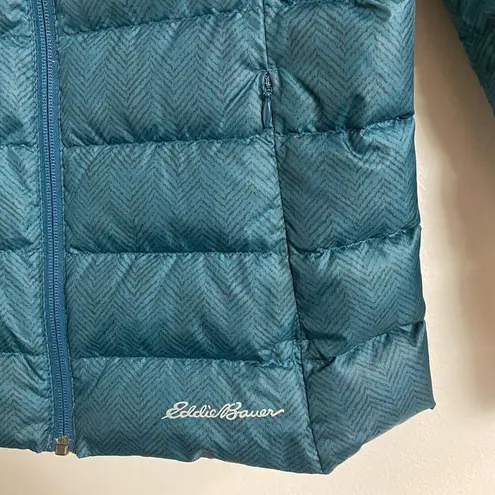 Eddie Bauer  CirrusLite Lightweight Down Jacket Puffer Blue Green Nylon EB650