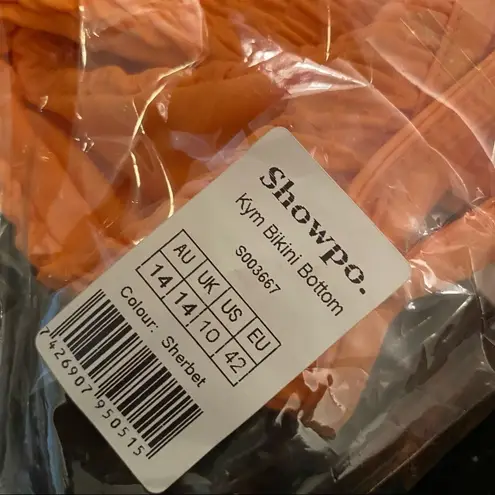 Showpo Kym Bikini Bottom in Sherbet 10 Orange