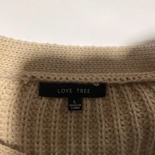 Love Tree Knitted cardigan button up