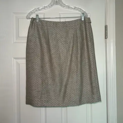 Etcetera gray knee length skirt women's 12 career office quite luxury old money