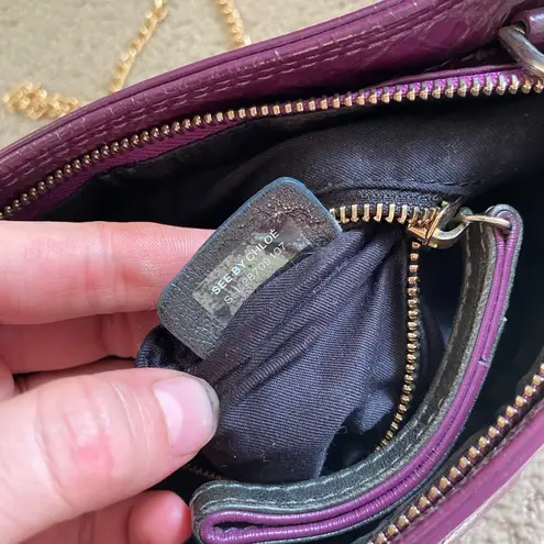 See By Chloe Authentic daytripper crossbody plum brown gold