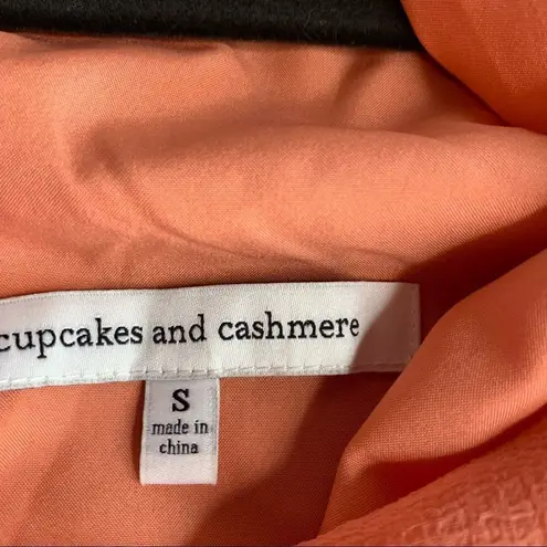 Cupcake And Cashmere Babydoll Chiffon Iniko Blouson Dress Pink