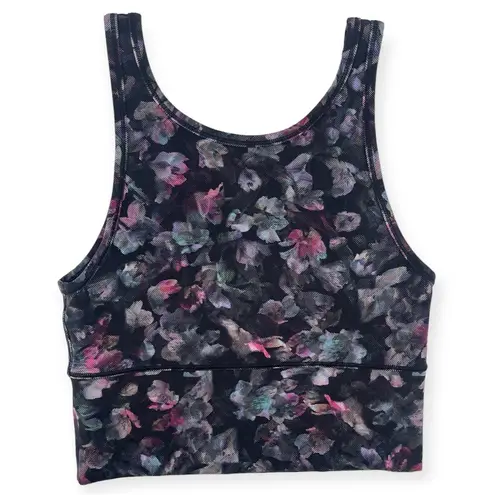 Lululemon  Power Pivot Reversible Purple Floral Tank Top Size 6