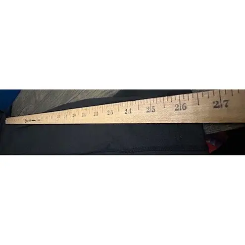 Mondetta L Black Performance Leggings Pockets Ankle Length Luxury Fit Sporty Gym