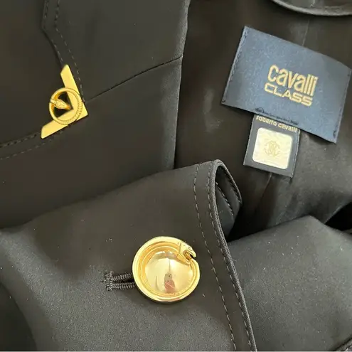 Roberto Cavalli NEW Cavalli Class by Women’s Suit Jacket Blazer size 2 Black