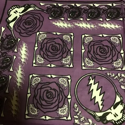 Grateful Dead Purple stealie n bolt  bandana