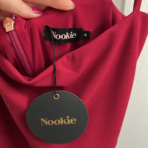 Nookie NWT- “fever fringe” mini dress- RUBY