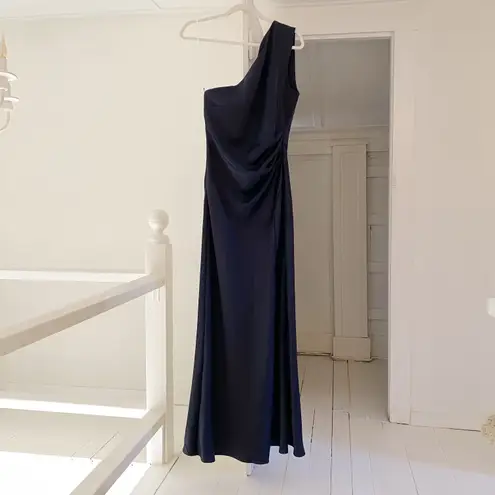 Bec & Bridge The Dreamer Asymmetric One Shoulder Maxi Dress in Ink