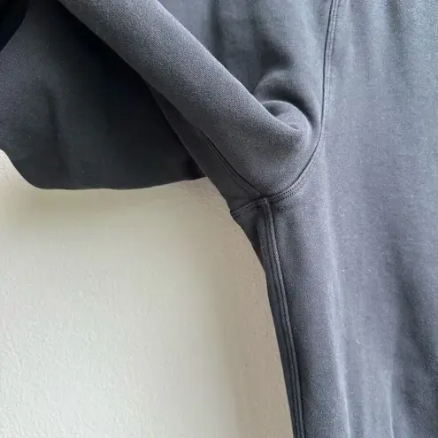 Lululemon  Relaxed High Rise Jogger Cotton Terry Large Logo Black Size 6