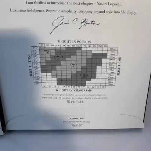 Natori Leopard Mix Sheer Tights Black Size Medium