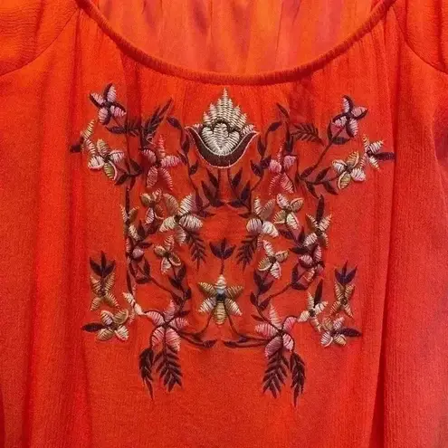 Rebellion Boho Orange Dress