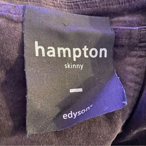 Edyson Hampton Corduroy Skinny Pant Dark Gray 32P Size undefined