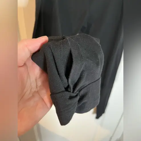 SO Women’s Sz XL Black Basic Essential Ankle Keyhole Cut-Out Fitted Leggings