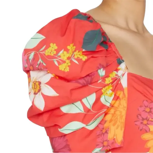 Cara Cara Kelly Dress Punch Floral Spice NWOT – Size Medium Red