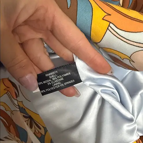 Boston Proper Folk Favorite Print Modern Double Breasted Blazer NWT size 12