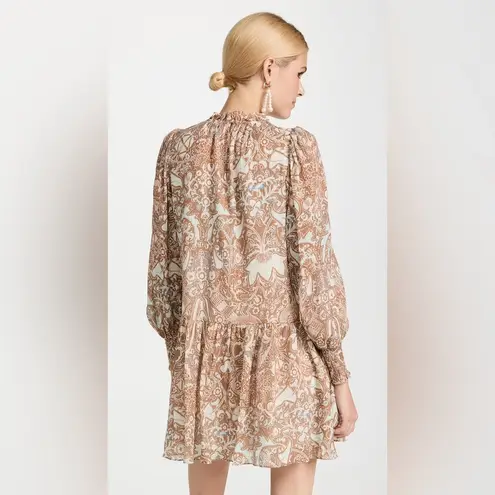 Ulla Johnson EUC  Maja Mini Long Sleeve Paisley Dress Size 8 Retails $550