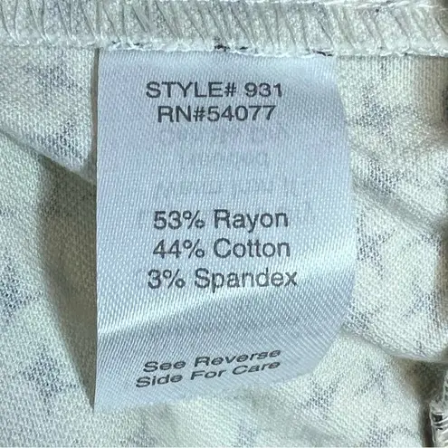 CAbi  NEW Coupe Bomber Cream Black Short Sleeve Graphic Print Jacket Size S