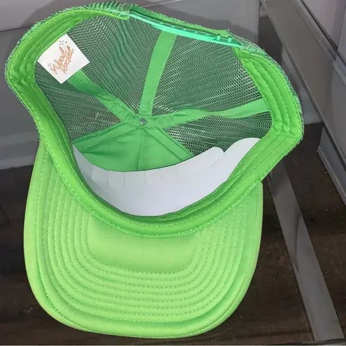 WOOD ROCKET I AM DOPE Leaf SNAPBACK HAT Brand New with tags Green