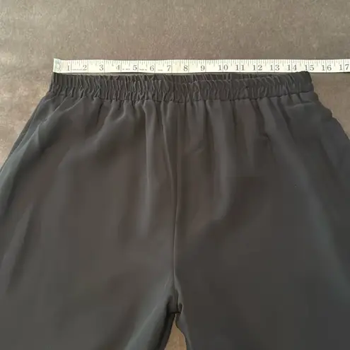 Women’s Black Chiffon 3 Piece Formal Pants Suit Ribbon Detail Size 16 NEW