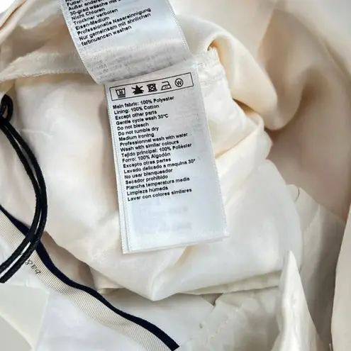 Ba&sh Tied Waist Pleated Front Tiago Pants in Ecru size XS NWT