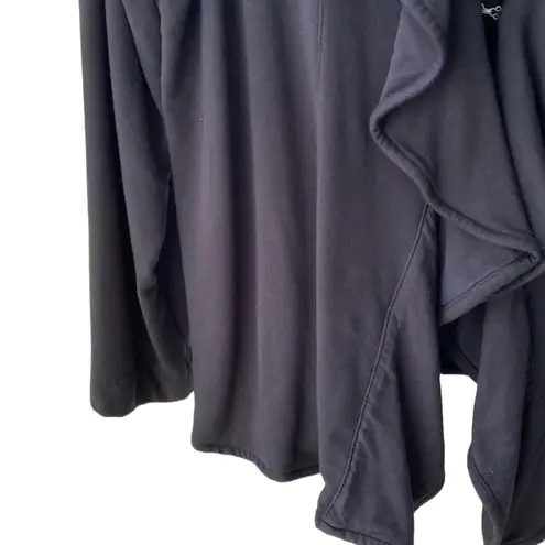 Alfani 🖤 Macy’s Black Soft Knit Open Waterfall Cardigan, Hook & Eye Closure, 2X