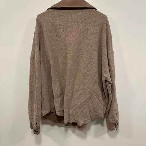 PacSun  button up shirt jacket! Super soft casual sweatshirt coat size M/L!