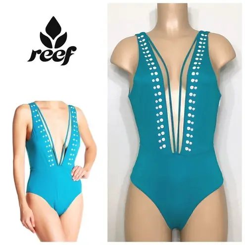 REEF New. turquoise plunge swimsuit