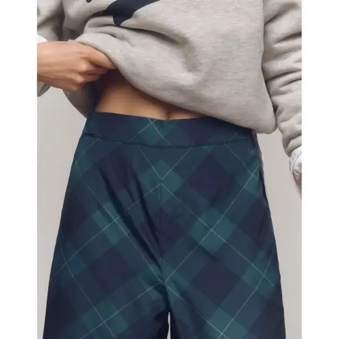 Maeve Anthropologie Taffeta Printed Cropped Wide-Leg Pants Size S Petite