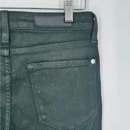 Baldwin Rivington Mid Rise Peg Leg Cropped Skinny Jean Size 26 Green
