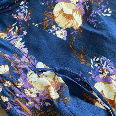 June and Hudson Floral Blouse Long Sleeve Top M