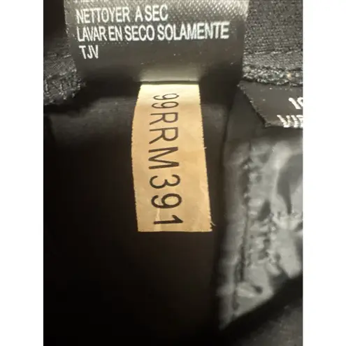 Tahari Arthur S Levine Lined Pants Slacks Trouser Black Career Business Size 10