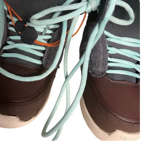 THIRTY TWO Lashed Snowboard Boots Grey Brown Snowboarding 2017 Womens Size 7 Gray