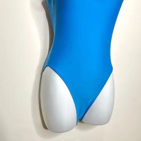 Summersalt Back Flip One Piece V Neck Cobalt, Aqua Swimsuit 2