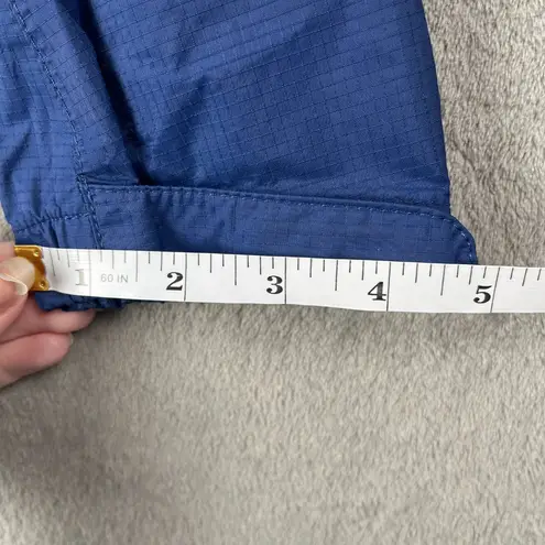 LL Bean Trail Model Raincoat Women's M Blue Long Waterproof Jacket Hooded Rugged Size M