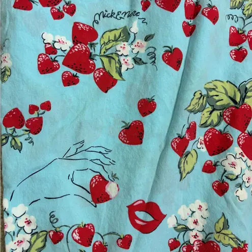 Nick & Nora Vintage Strawberry Kiss Pajamas