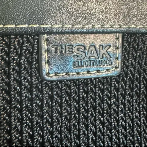 The Sak Black Crochet Shoulder Bag & Wallet