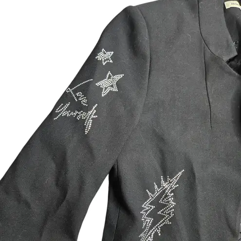 Zadig & Voltaire  Very Strass Heart Blazer Black Size: 34
